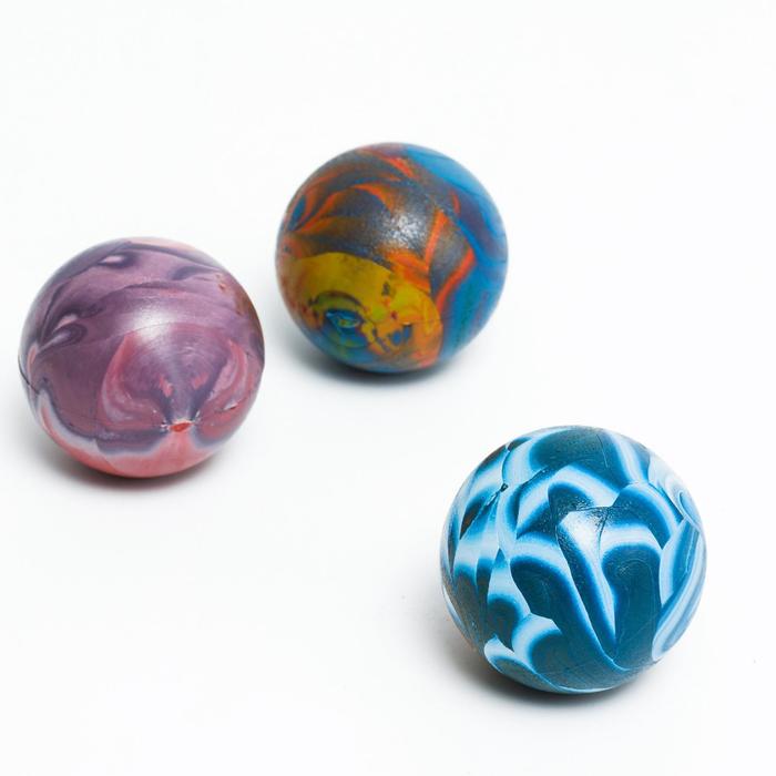 фото Игрушка для собак из резины "мяч литой малый", каучук, 5 см, микс цветов gamma