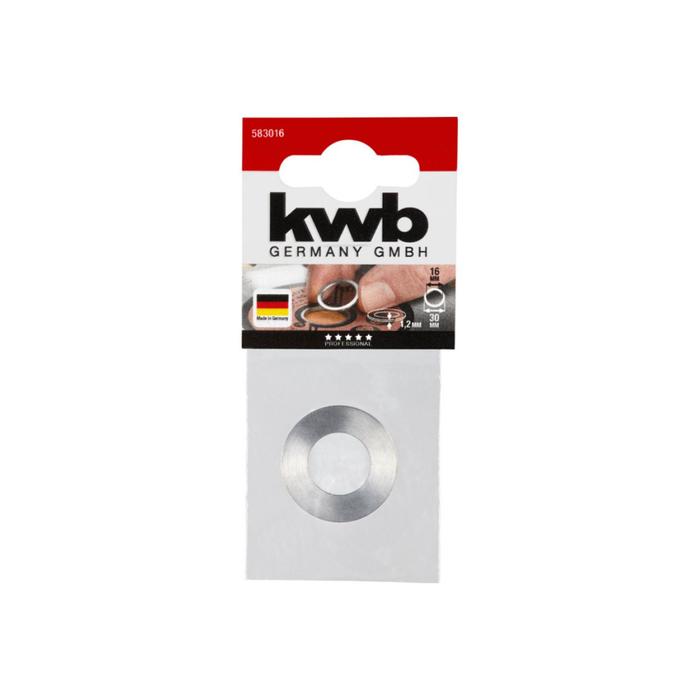 фото Кольцо переходное для пильных дисков kwb, 30х16 мм