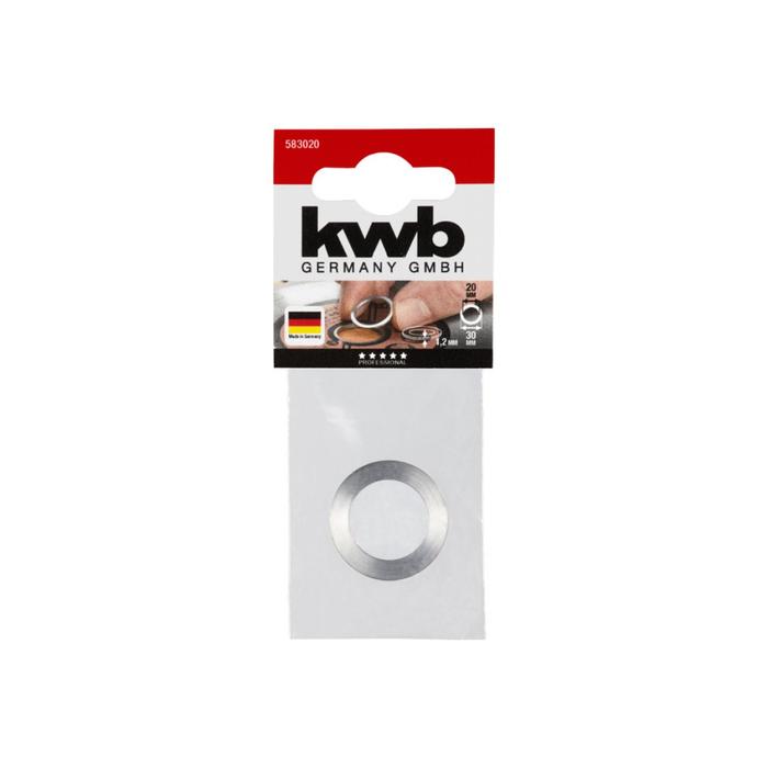 фото Кольцо переходное для пильных дисков kwb, 30х20 мм