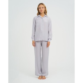 

Пижама женская (рубашка и брюки) KAFTAN серый, р.48-50