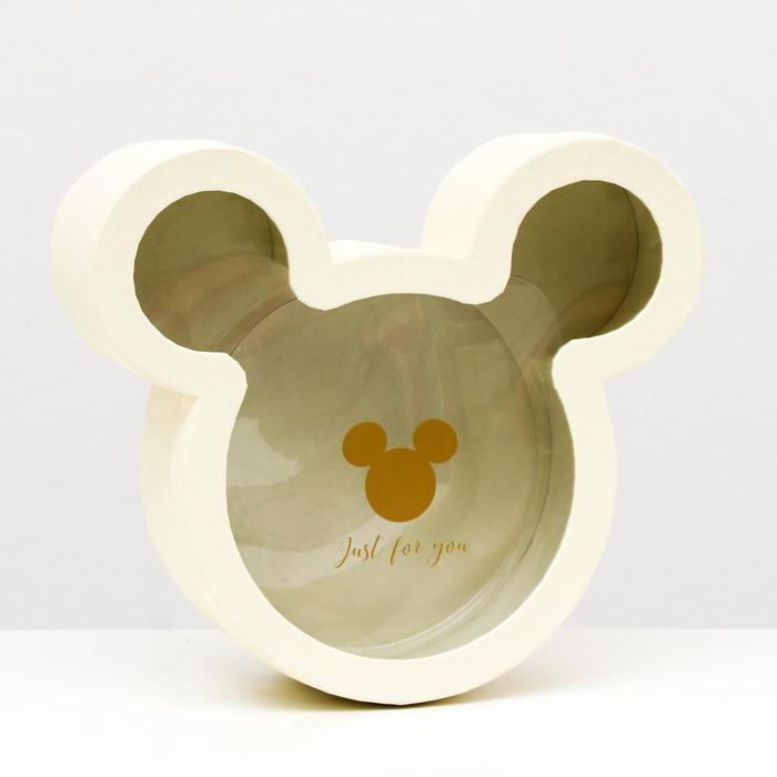 

Коробка подарочная, "Желтая мышь", с PVC окном, 24.6 x 21.6 x 7 см