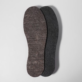 Стельки для обуви «Мягкий след», универсальные, 36-46 р-р, пара, цвет коричневый