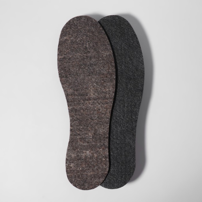 фото Стельки для обуви «мягкий след», универсальные, 36-46 р-р, пара, цвет коричневый