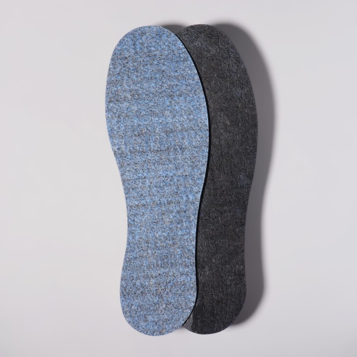 фото Стельки для обуви «мягкий след», универсальные, 36-46 р-р, пара, цвет синий