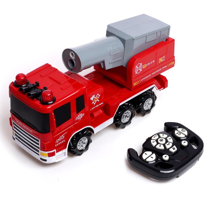цена Машина радиоуправляемая «Пожарная служба», масштаб 1:14, 4WD, дымовая пушка