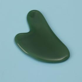 

Массажёр Гуаша «Сердце», 8 × 5 см, цвет матовый зелёный