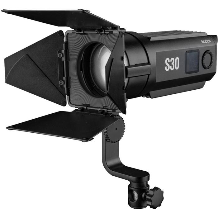 Осветитель светодиодный Godox S30, фокусируемый осветитель светодиодный godox sz200bi фокусируемый