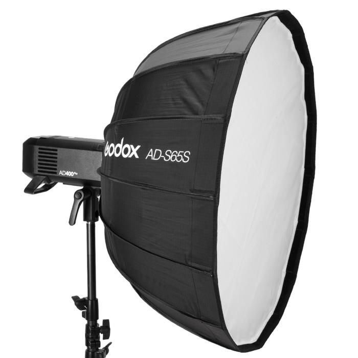 Софтбокс Godox AD-S65S, быстроскладной, для AD400Pro с байонетом Godox софтбокс godox ad s65s быстроскладной для ad400pro с байонетом godox