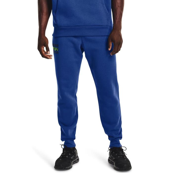 фото Брюки мужские under armour rival flc signature jgr, размер 52-54 (1366366-432)