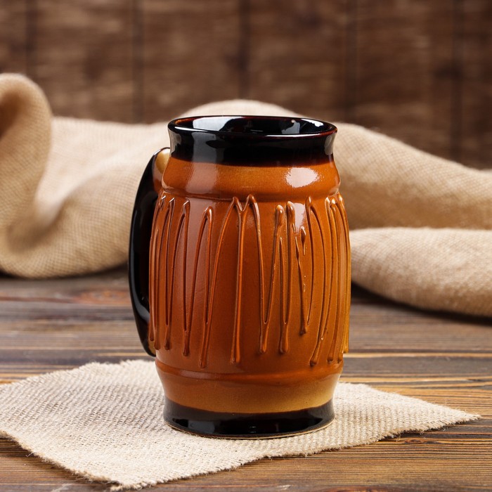 Кружка для пива "Фантазия" 0,7 л, микс