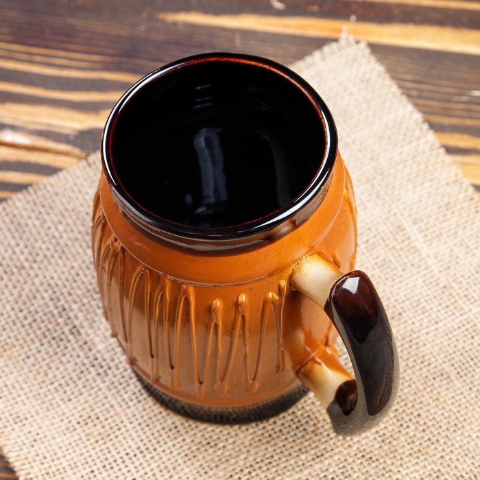 Кружка для пива "Фантазия" 0,7 л, микс