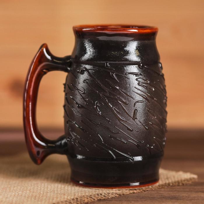 Кружка для пива "Фантазия" 0,7 л, микс