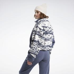 

Джемпер женский Reebok Cl Gp Winter Escape Fleece Aop, размер 42-44 (FT6306)