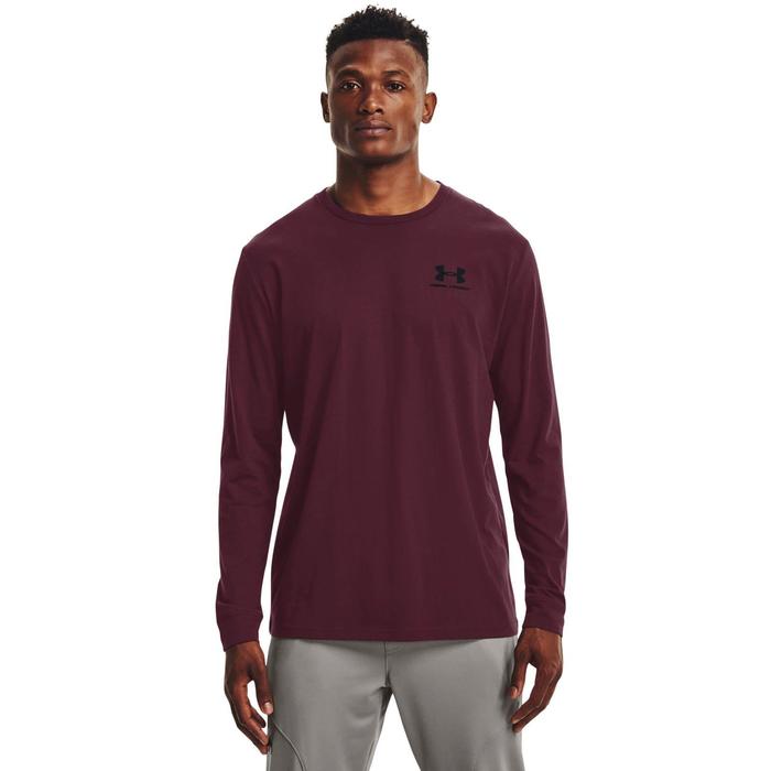 фото Лонгслив мужской under armour ua sportstyle left chest ls, размер 50-52 (1329585-601)