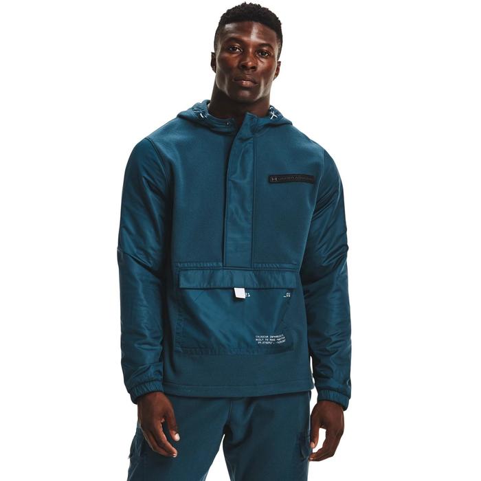 фото Лонгслив мужской ua cgi utility 1/2 zip jckt, размер 48-50 (1366199-413) under armour