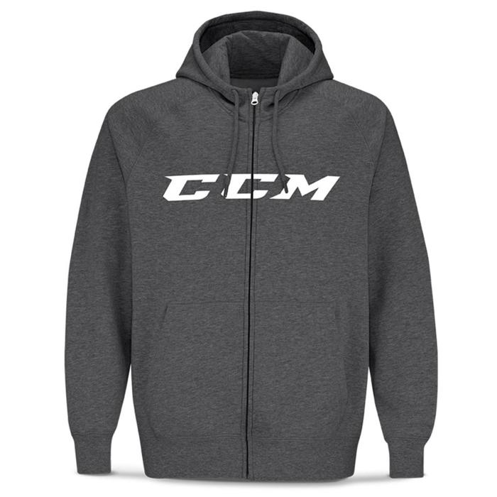 фото Толстовка мужская full zip cvc hoody sr gr, размер 50-52 (2742625) ccm