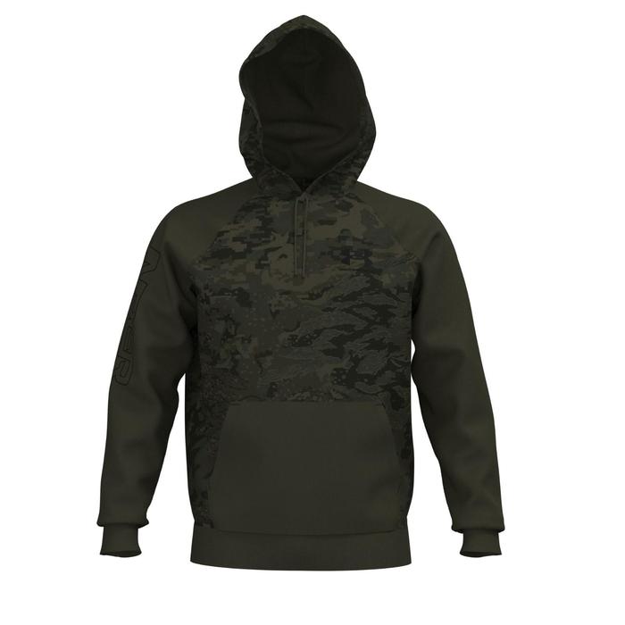 фото Толстовка мужская ua rival flc camo script hd, размер 50-52 (1366308-390) under armour