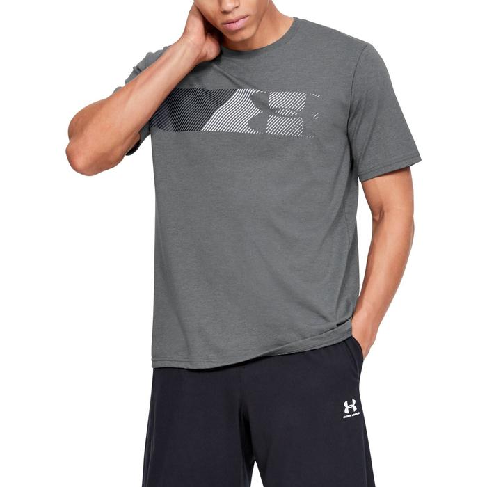 фото Футболка мужская under armour fast left chest short sleeve tee, размер 58-60 удл (1329584-013) 74