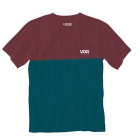 

Футболка мужская Vans Mn Colorblock Tee Blue Coral/Pome, размер 48-50 (VA3CZDZ92)