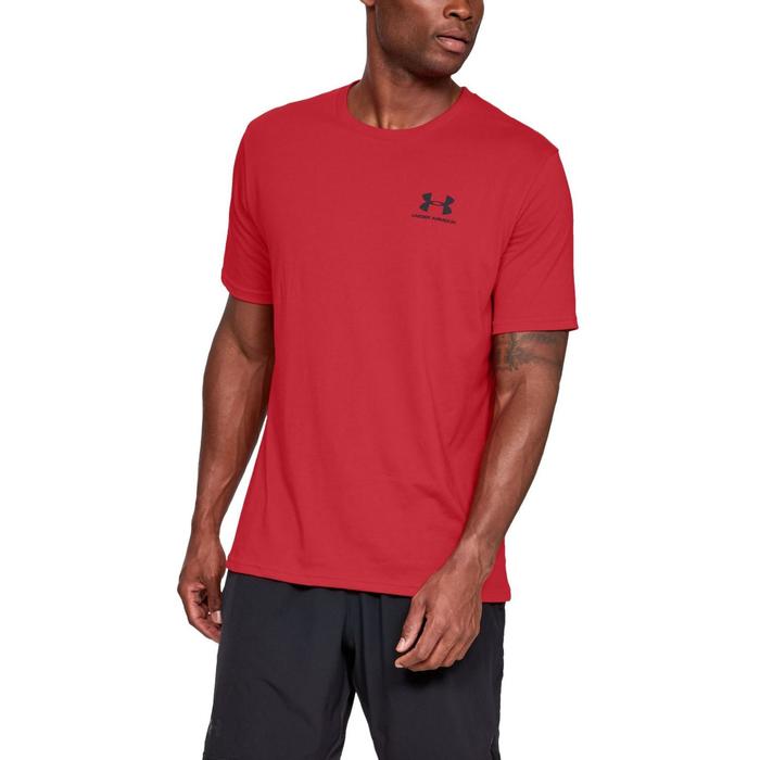 фото Футболка мужская under armour sportstyle left chest logo ss, размер 48-50 (1326799-600)