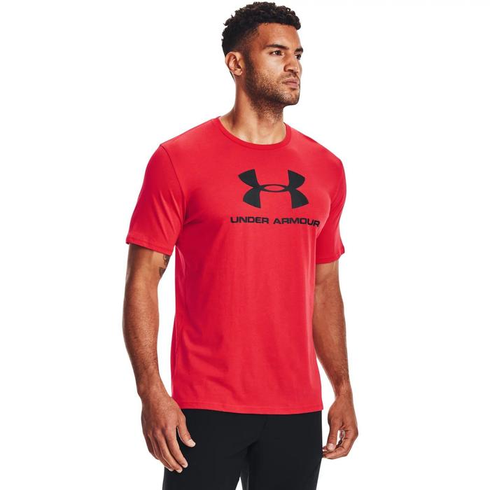 фото Футболка мужская under armour sportstyle logo ss, размер 48-50 (1329590-601)