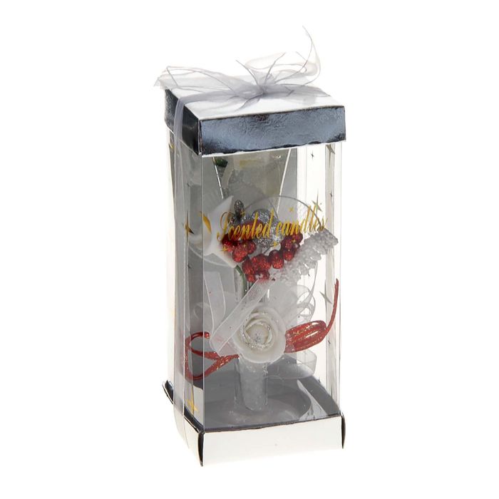 Свеча гелевая "Нежность", цвет белый