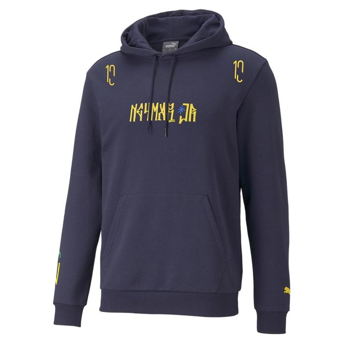 фото Худи унисекс puma neymar jr hero hoody peacoat-dandelion, размер l eur (60555406)