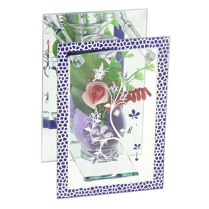 Свеча гелевая зеркальная "Композиция", цвета МИКС