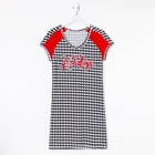 Ночная сорочка женская, цвет красный/клетка, размер 42 - Фото 5