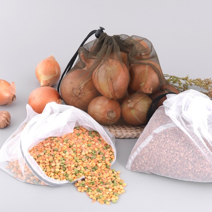 Мешок для хранения «Микросетка», размер 22х25 см, МИКС