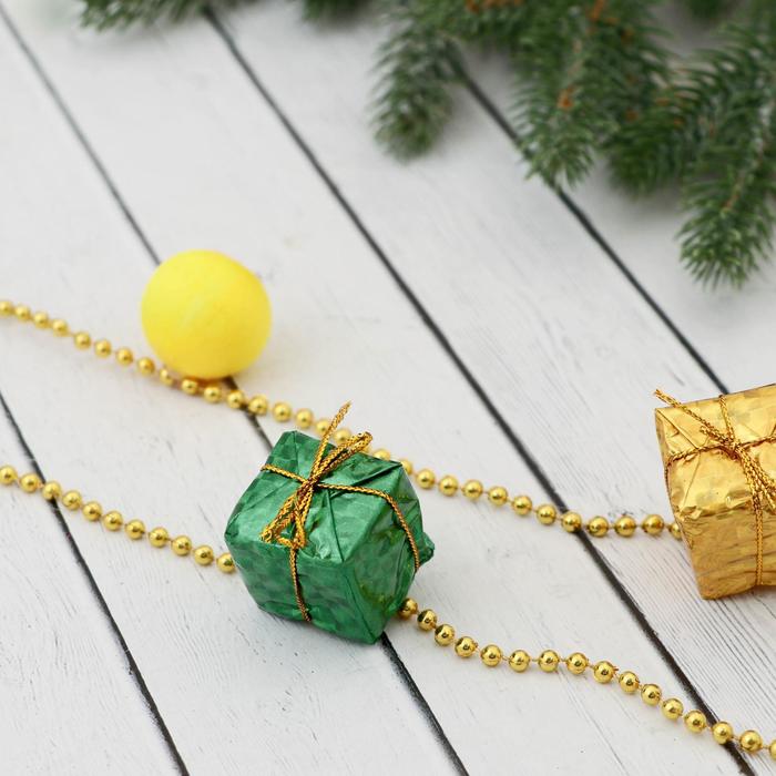 Бусы на ёлку "Шарики и подарки"