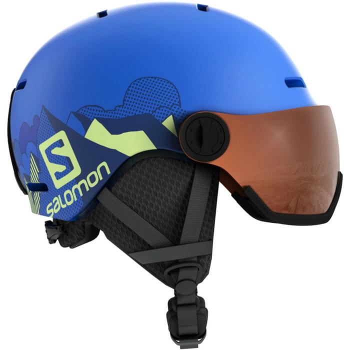 фото Шлем grom visor, размер l, цвет синий salomon