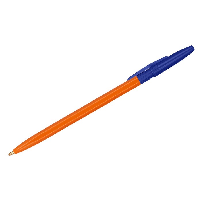 Ручка шариковая Стамм 511 ORANGE, узел 0.7 мм, чернила синие, стержень 152 мм
