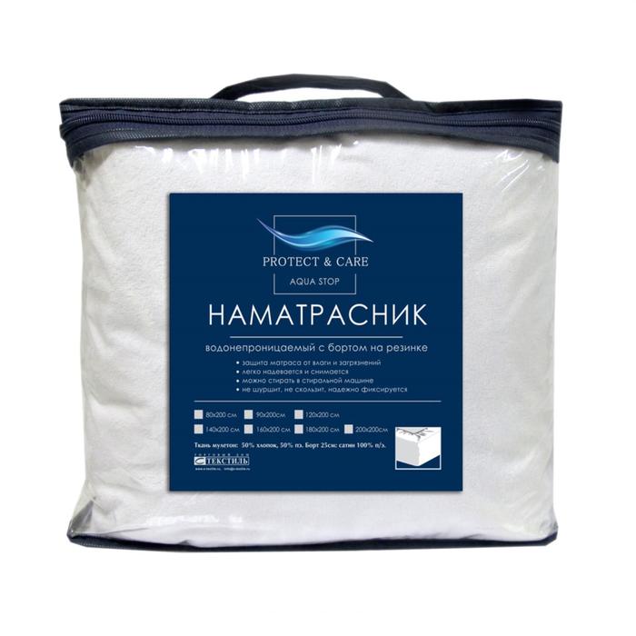фото Наматрасник аквастоп на резинке, размер 90x200 см