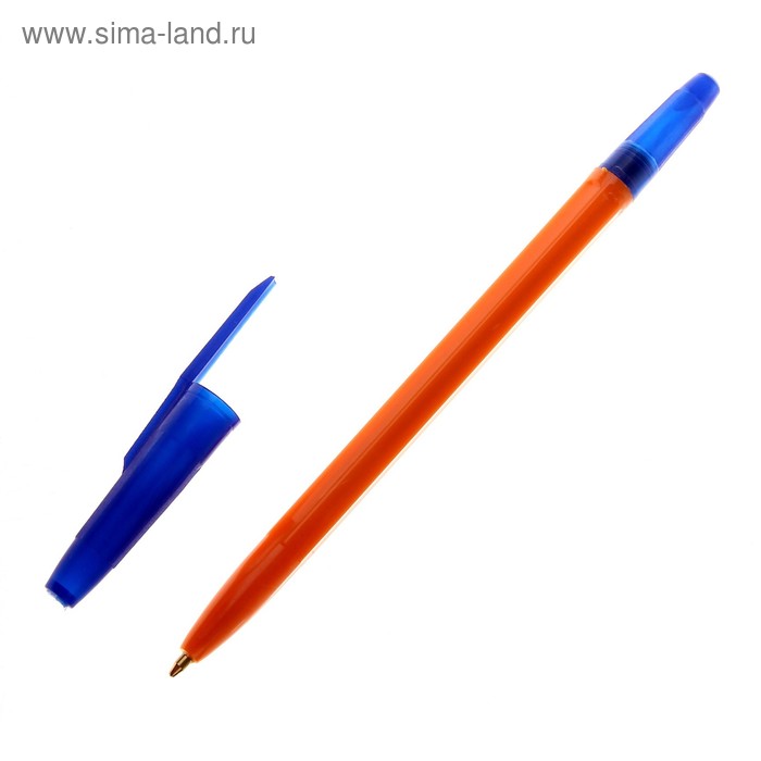 Ручка шариковая «Стамм», «Оптима», ORANGE, узел 1.0 мм, чернила синие на масляной основе, стержень 131 мм