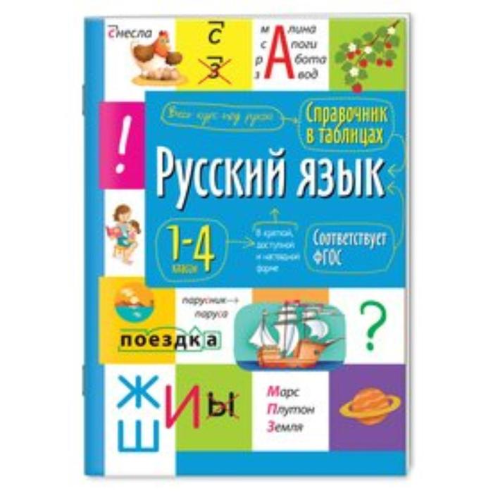 Справочник в таблицах. ФГОС. Русский язык 1-4 класс