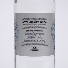 

Вода артезианская, негазированная, 500 мл