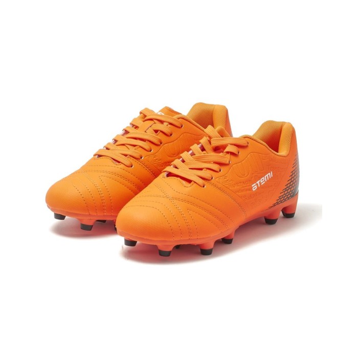 фото Бутсы футбольные atemi sd550 msr, синтетическая кожа, оранжевые, размер 30