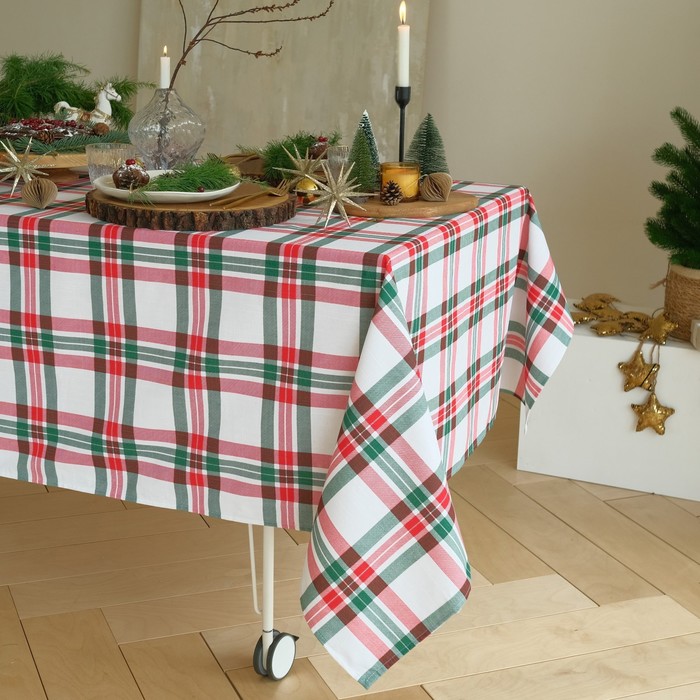 фото Скатерть "этель" нoliday decoration 149х250см, 100%хл, репс 210 г/м2