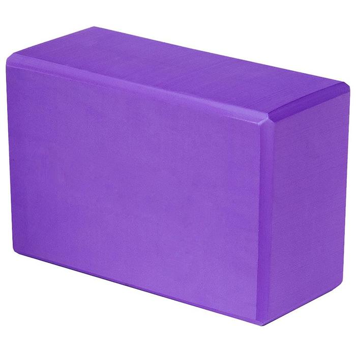 Блок для йоги Atemi AYB02PL, 228x152x76, цвет сиреневый