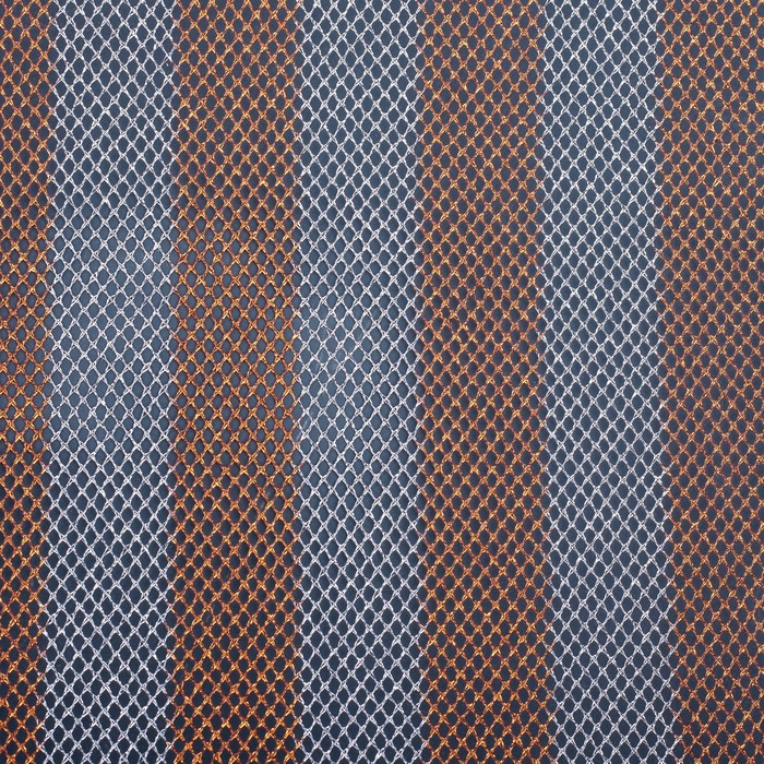 Сетка "Серебряные полоски", цвет оранжевый, 0,48 х 4,5 м