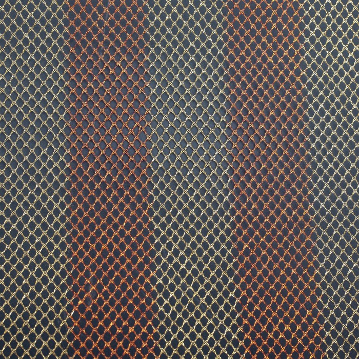 Сетка "Золотые полоски", цвет оранжевый, 0,48 х 4,5 м