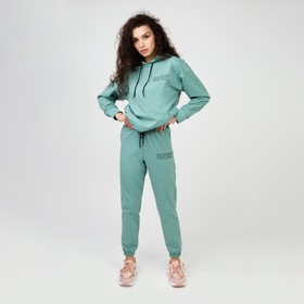 

Костюм спортивный женский, цвет зелёный, размер 44