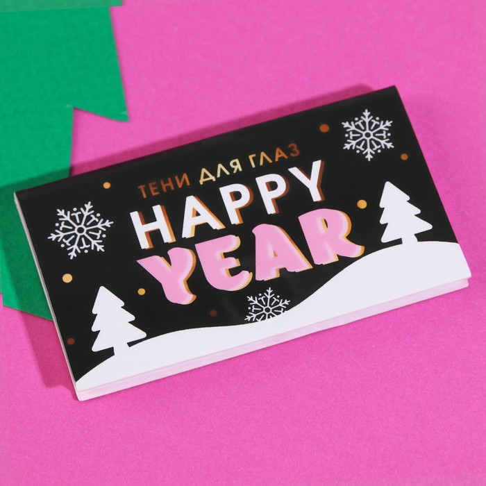 

Палетка теней для век Happy New Year, 2 оттенка