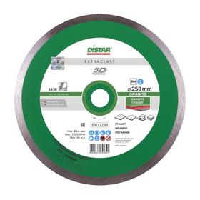 

Круг алмазный отрезной DISTAR Granite, сплошной, мокрый рез, 250 х 25 мм