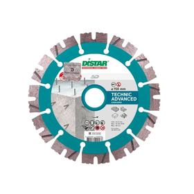 

Круг алмазный отрезной DISTAR Technic, сегментный, универсальный, сухой рез, 150 x 22 мм