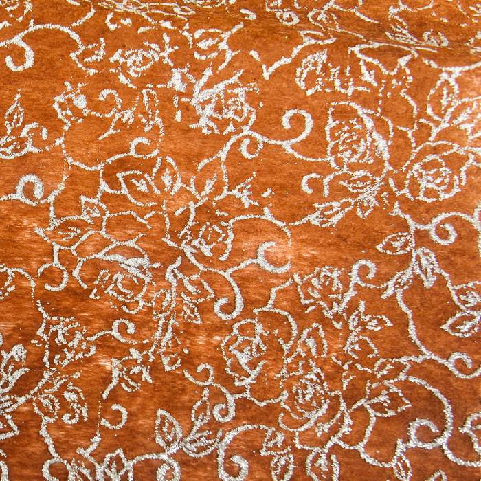 Флизелин "Узоры", кофейный, 60 х 60 см