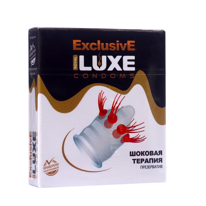 Презервативы Luxe Эксклюзив Шоковая терапия презервативы luxe exclusive шоковая терапия 1 шт