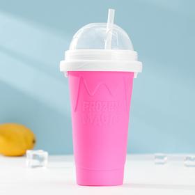 Слаш-стакан для замораживания Доляна «Мэджик», 21×11×11 см, цвет МИКС