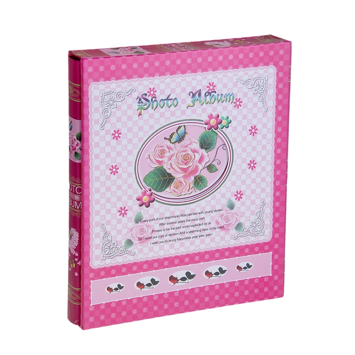 Фотоальбом на 240 фото 10х15 см "Элегия" в коробке, МИКС